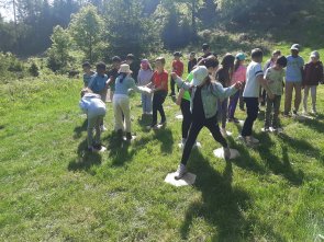 Waldjugendspiele 3 Kinder der dritten Klassen bei den Waldjugendspielen.